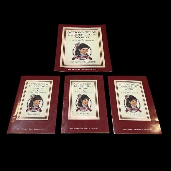 American Girl samantha play actions speak louder than words With Directors Guide - Picture 1 of 2